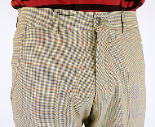 Jagger GABICCI VINTAGE 60s Mod POW Check Trousers
