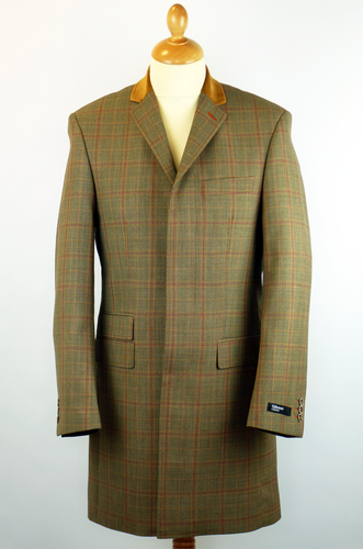 Vinnie GIBSON LONDON Mod Check Tailored Jacket (S)