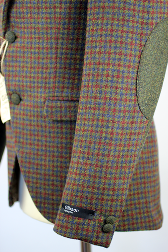Moorgate GIBSON LONDON Tweed Check 60s Mod Blazer