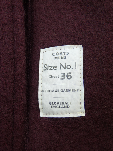 GLOVERALL 3210 Mid Length Monty Mod Duffle Coat Bu