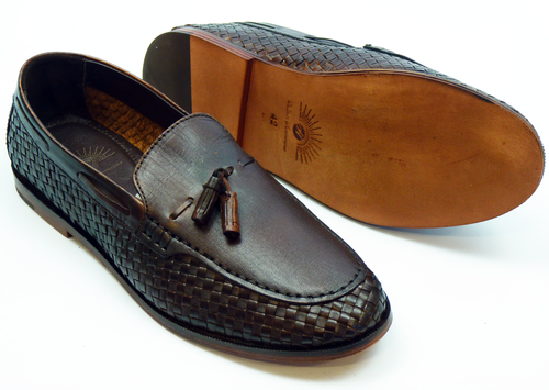 Pancho H by HUDSON 60s Mod Basket Weave Loafers