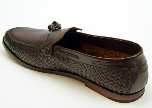Pancho H by HUDSON 60s Mod Basket Weave Loafers