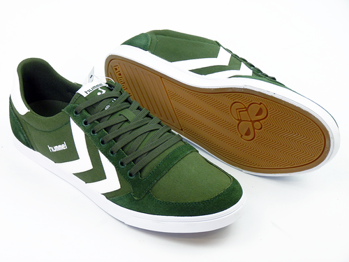 Slimmer Stadil Retro 70s Indie Trainers Green