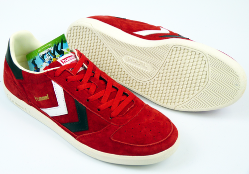 Victory Low HUMMEL 70s Indie Mod Suede Trainers RR