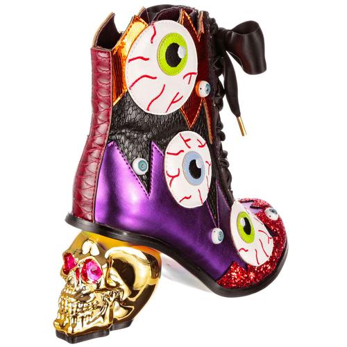 Skull It IRREGULAR CHOICE Eyeball Halloween Boots