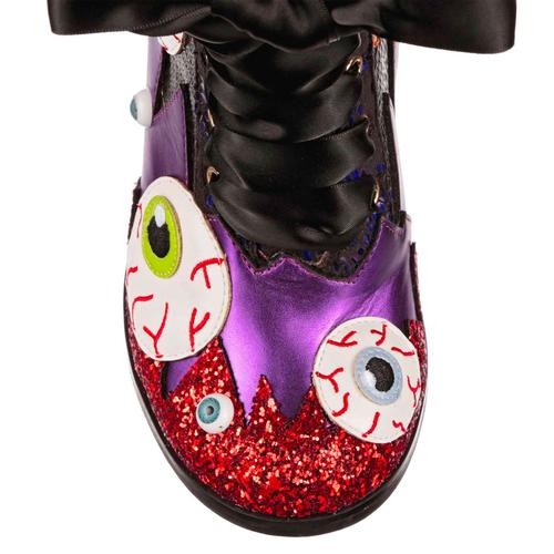 Skull It IRREGULAR CHOICE Eyeball Halloween Boots