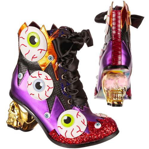 Skull It IRREGULAR CHOICE Eyeball Halloween Boots