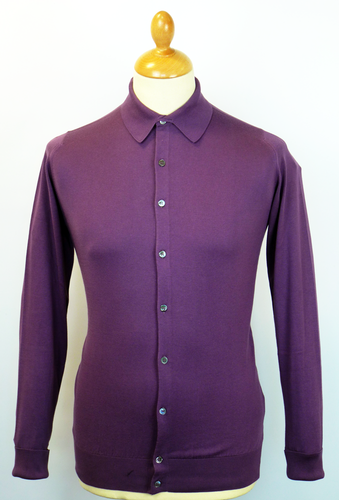 Seth JOHN SMEDLEY Mod Button Through Knit Shirt T