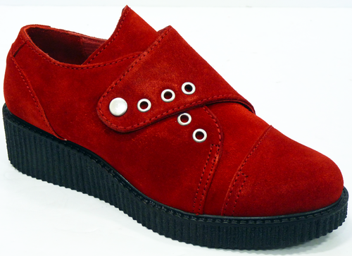 Torquay LACEYS Retro 50s Indie Suede Creepers (R)
