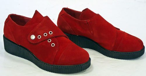 Torquay LACEYS Retro 50s Indie Suede Creepers (R)
