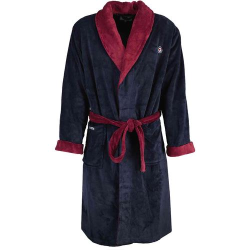 Mens Retro Dressing Gowns Robes Nightwear Sleepwear