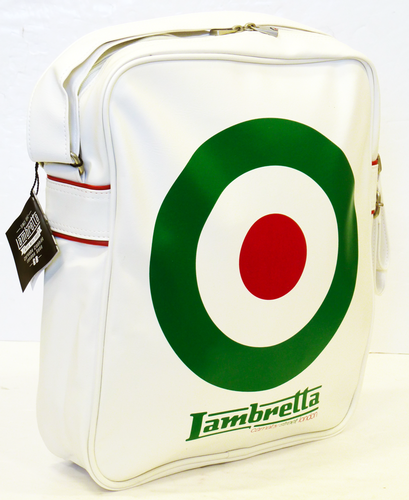 LAMBRETTA Retro 60s Mod Target Italia Flight Bag