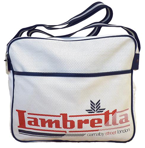 Lambretta Perforated Retro Mod Indie Shoulder Bag