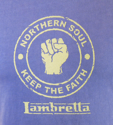 Northern Soul LAMBRETTA Retro Mod T-Shirt (E)