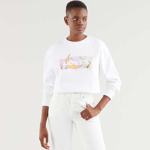 Levi's hot sale sweatshirt white