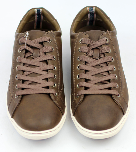 LEVI'S® Retro Indie Mod Leather Low Trainers (Br)