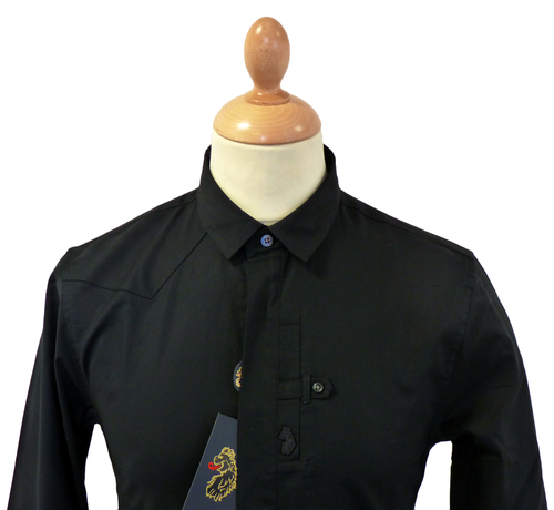 Allardo LUKE 1977 Retro Military Mod Dress Shirt B