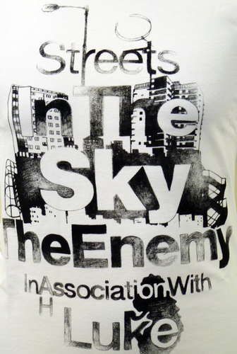 The Enemy LUKE 1977 'Streets' Retro Indie Logo Tee