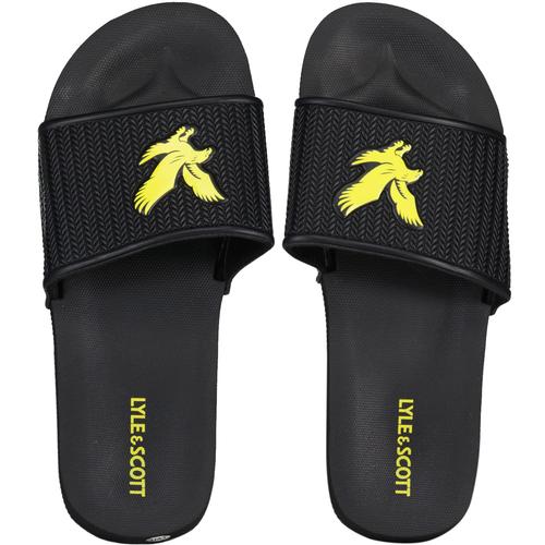 Lyle and scott sliders on sale black