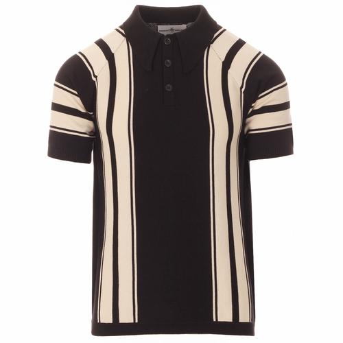 mens designer knitted polo shirts