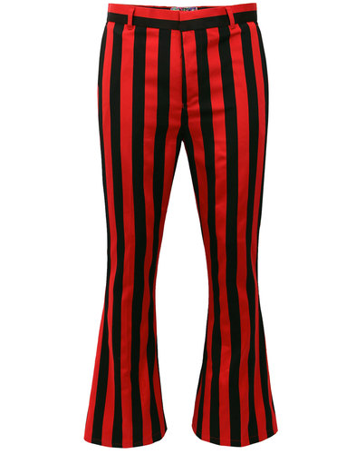 Red and black sales pinstripe pants