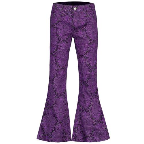 Mens flared fashion trousers uk