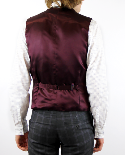 Tailored by Madcap England 60s Mod Check Waistcoat