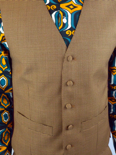 Tailored by Madcap England Mod Dogtooth Waistcoat