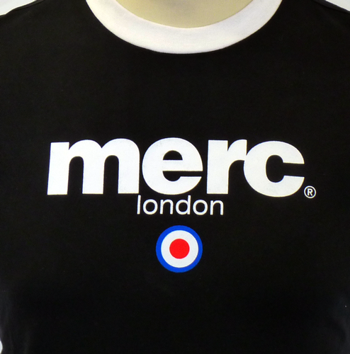 Beach MERC 60s Mod Target Retro Logo T-Shirt (B)