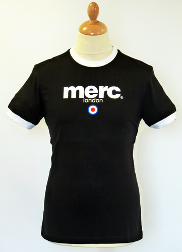 Beach MERC 60s Mod Target Retro Logo T-Shirt (B)