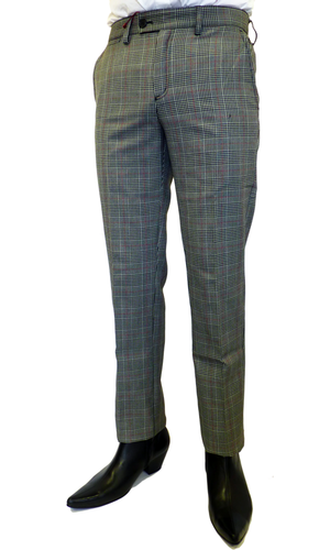 Beacon MERC 60s Mod Prince of Wales Check Trousers