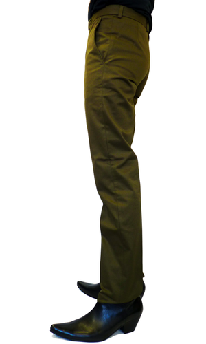 Winston MERC 60s Mod Sta Press Retro Trousers (DK)
