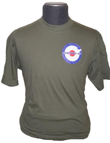 Mens Retro (Regular) Fit T-Shirt with Modrevival.net's Mod Target log