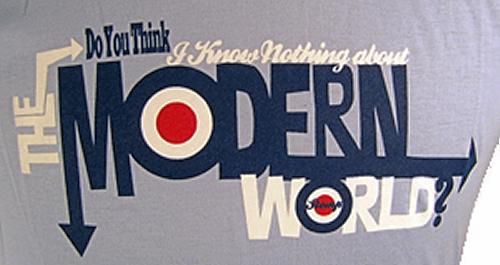 'The Modern World' - Retro Mod Mens T-Shirt