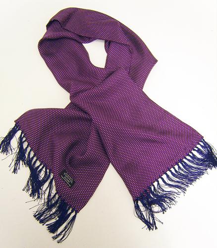 'TOOTAL SCARF - MULBERRY PIN DOT'