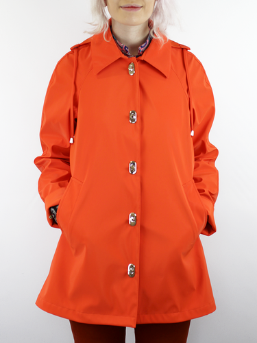 Turnkey Raincoat MYCRA PAC Retro 60s Coat & Bag T