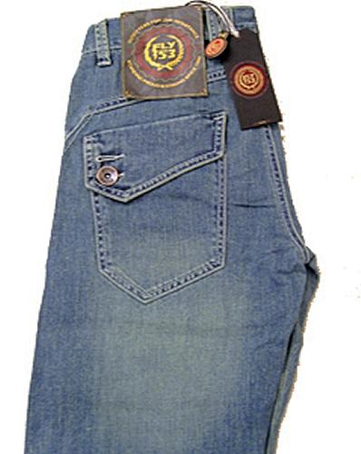 'Nova' - Luger Vintage Wash Mens FLY53 Jeans