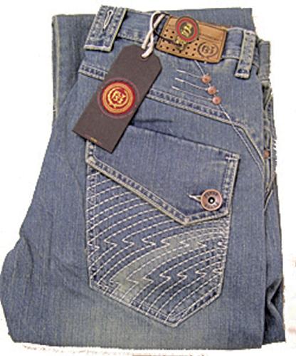 'Nova' - Luger Vintage Wash Mens FLY53 Jeans