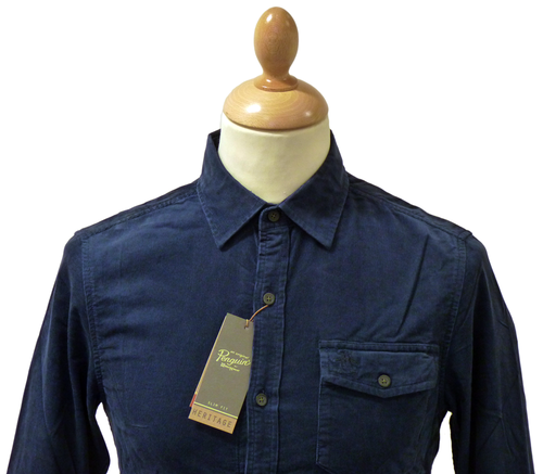 ORIGINAL PENGUIN Retro Mod Cord Western Shirt (TE)