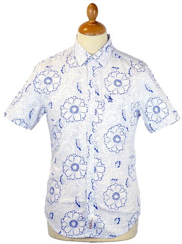 Floral Pindot ORIGINAL PENGUIN Retro 60s S/S Shirt