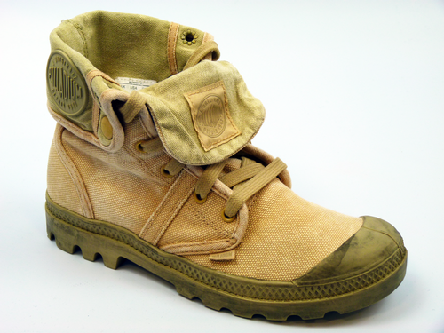 stap in gangpad modder PALLADIUM Pallabrouse Baggy Retro Indie Vintage Boots Almond