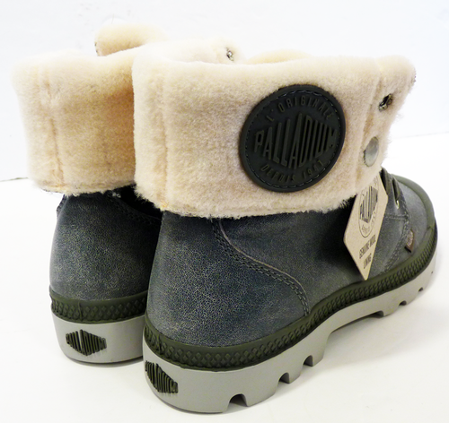 Baggy Leather S PALLADIUM Retro Womens Boots (GP)