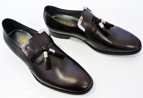 GEOX by PATRICK COX Albert Loafers | 60s Mod Slip On Tassel Shoes