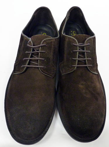 GEOX RESPIRA Gordon Derby Shoes | retro 60s Mod Suede Shoes