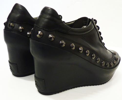 Hoxton PATRICK COX by GEOX 70s Studded Wedges 