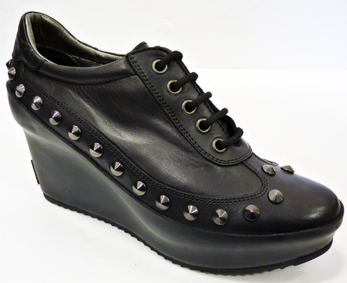 Hoxton PATRICK COX by GEOX 70s Studded Wedges 