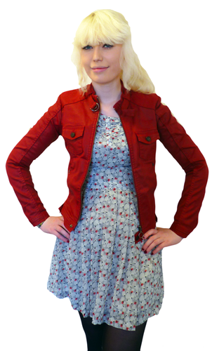 Inais PEPE JEANS Seventies Indie Red Racer Jacket