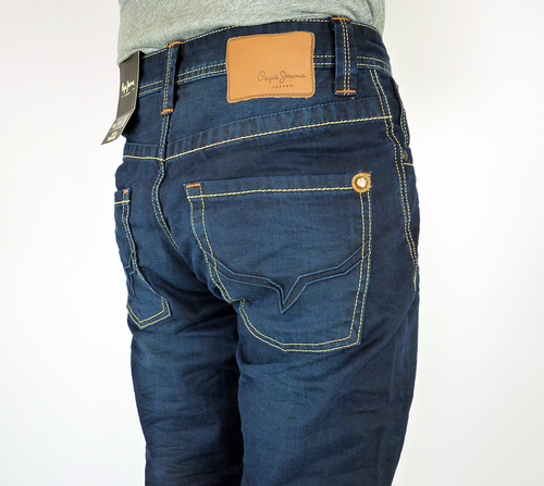 Cash PEPE Retro Mod Slim Leg Indie Jeans (DB)