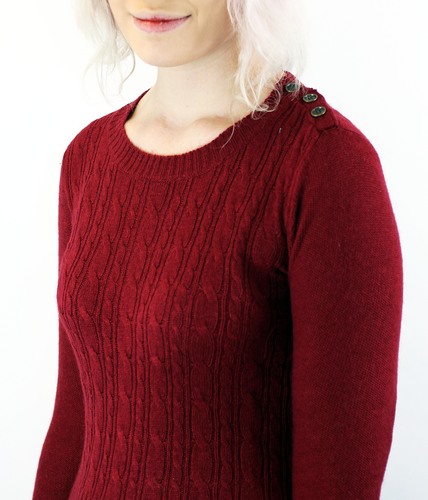 Pilu PEPE JEANS Retro Mod Angora Knitted Dress 