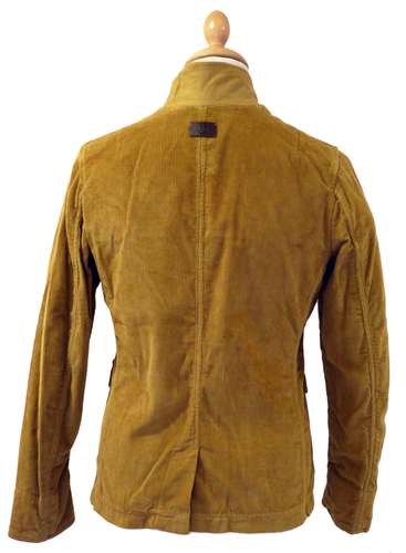 Hare PETER WERTH Retro 60s Mod Cord Tunic Jacket